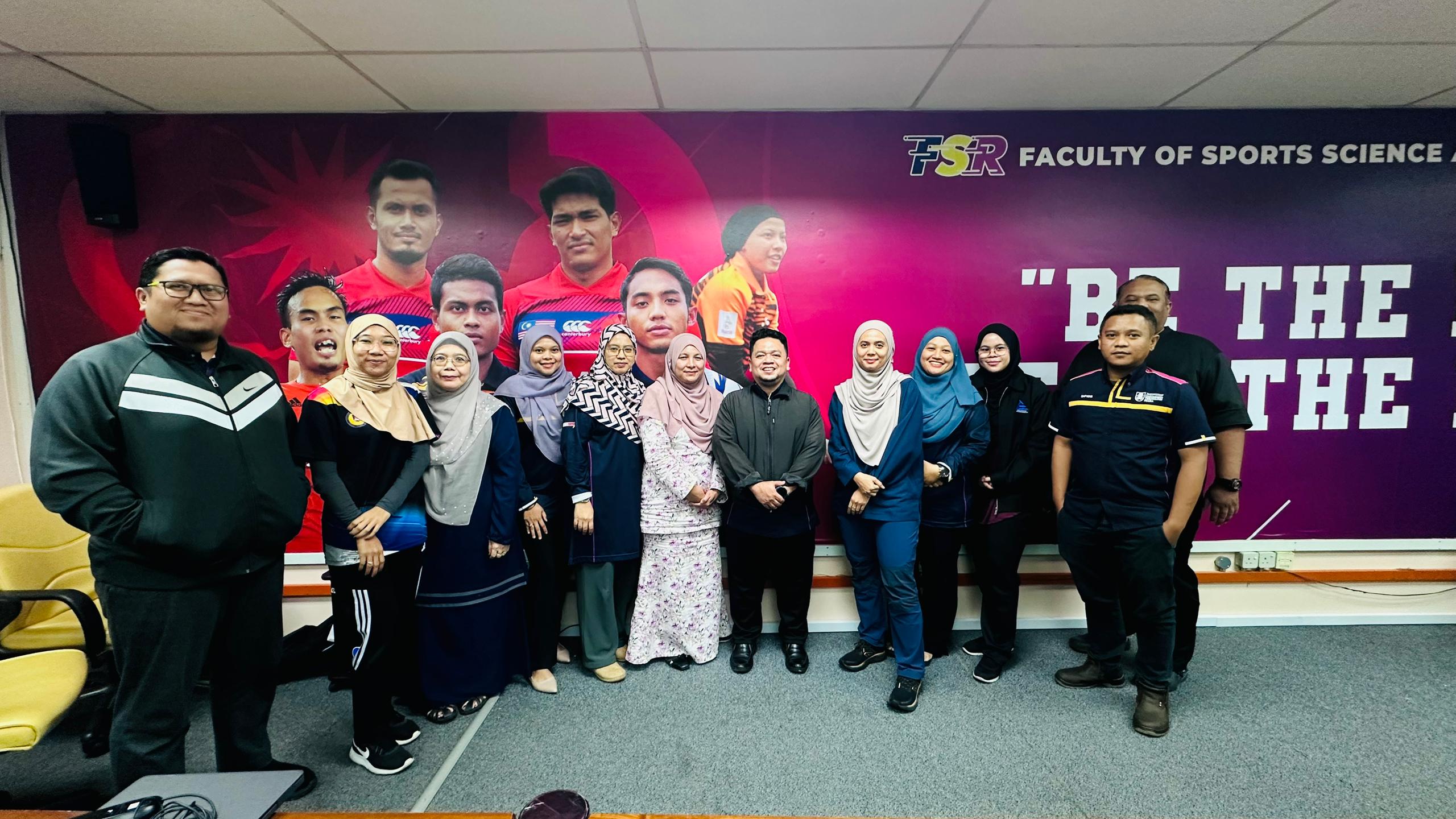 Sesi Libat Urus bersama Fakulti Sains Sukan dan Rekreasi (FSR) UiTM Shah Alam